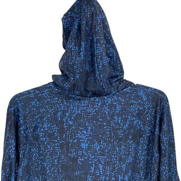 01.Algo Men's Performance Printed Adam Lon Sleeve Drawstring Hoodie NWT Medium - Picture 3 of 7
